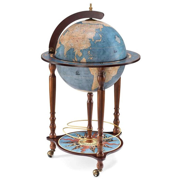 Zoffoli living Staande globe Da Vinci Blu Dust 40cm