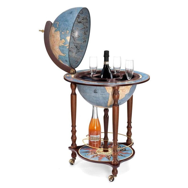 Zoffoli living Staande globe Da Vinci Blu Dust 40cm