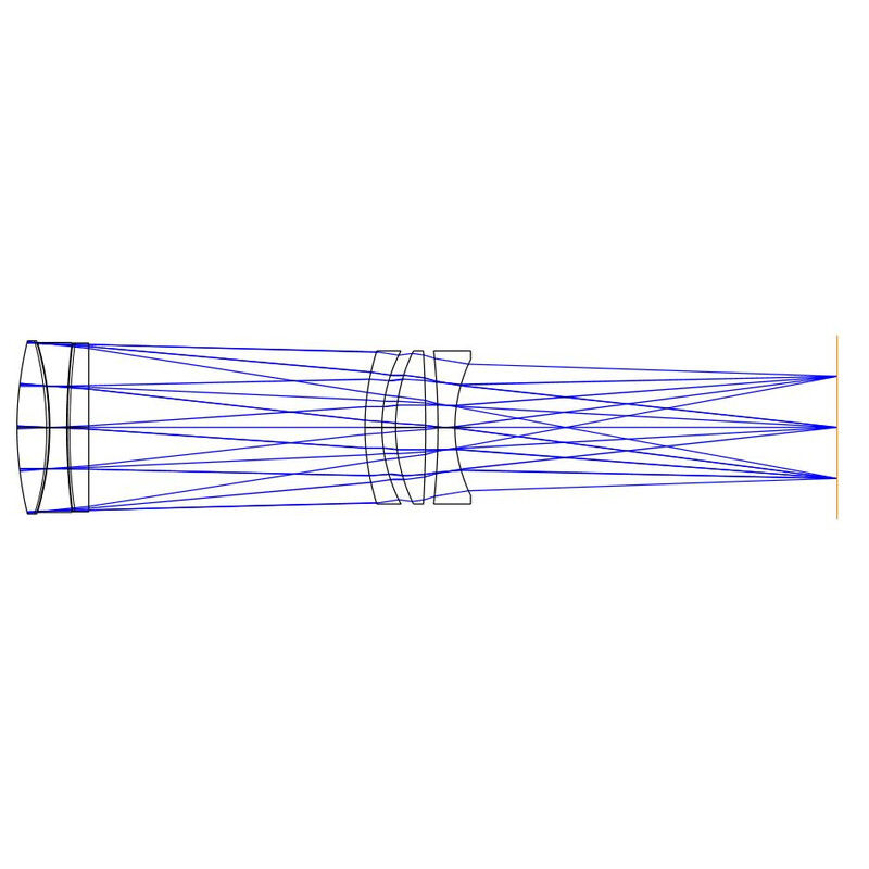 Omegon Apochromatischer Refraktor Pro APO AP 40/180 OTA